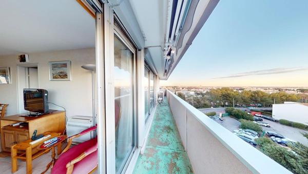 Appartement F4 Montpellier – Vue exceptionnelle, balcon, climatisation, parking, garage