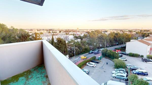 Appartement F4 Montpellier – Vue exceptionnelle, balcon, climatisation, parking, garage