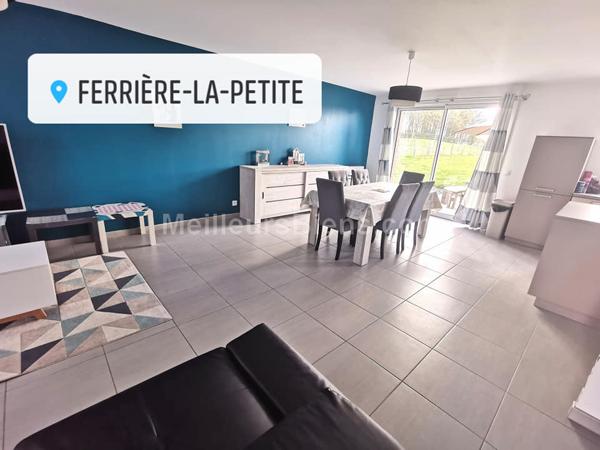 Ferrière La Petite - Pavillon Individuel Plain Pied 99 m2 - 3 chambres - Jardin