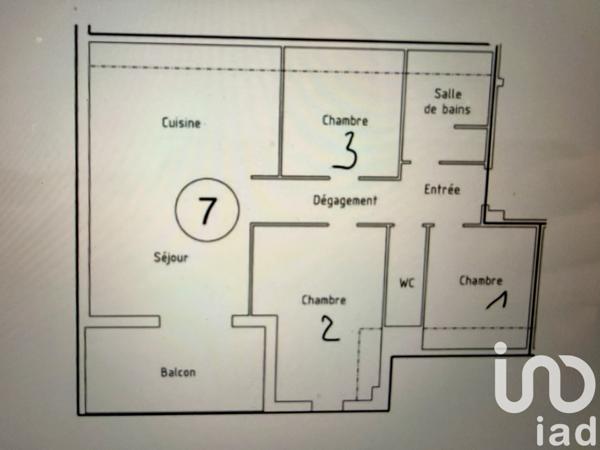 Appartement à vendre 4 pièces 82 m² Geudertheim