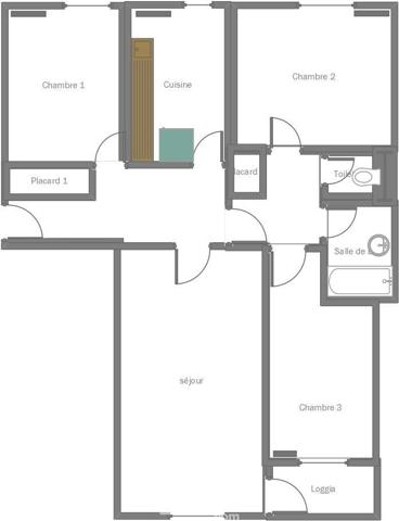 Appartement 74 m² à Torcy 77200