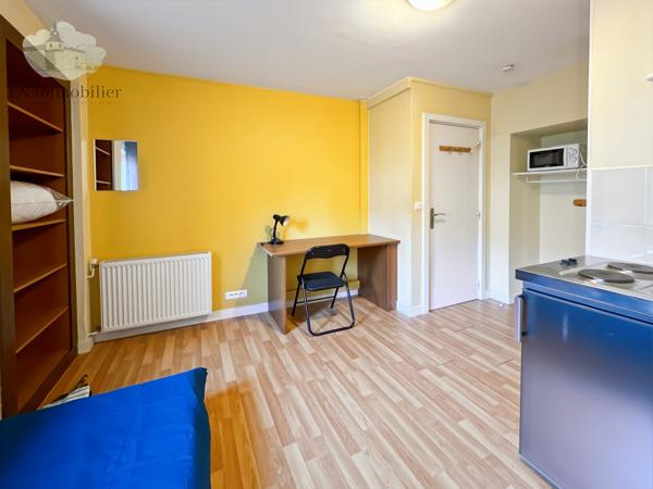 Studio de 11.23 m2, QUIMPER - Loyer TOUT INCLUS – eau, électricité, internet et chauffage compris Détails des diagnostics énergétiques