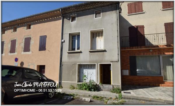 Maison de ville T4 90 m2 avec jardin et terrasse – Emplacement exceptionnel – Fort potentiel de rénovation - Castelnaudary
