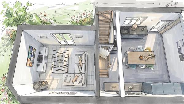 Vente                                                      Maison de village
                        
                                         77 m2                     à Saint-Martin-la-Pallu