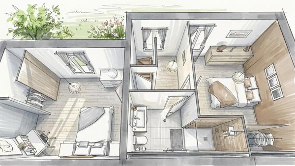 Vente                                                      Maison de village
                        
                                         77 m2                     à Saint-Martin-la-Pallu