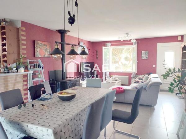 Maison plain-pied 125 m² avec garage et jardin