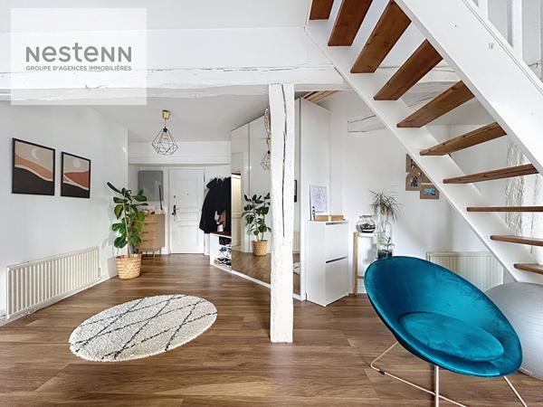 Orléans hypercentre RECOUVRANCE - appartement 3 pièces - lumineux (séjour exposé plein OUEST) - petite copropriété - faibles charges - excellent DPE D !