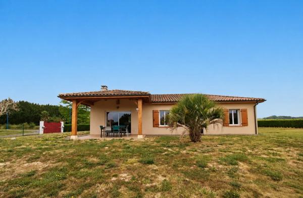 Maison de plain-pied de 100 m² avec vue sur les Pyrénées – Masseube