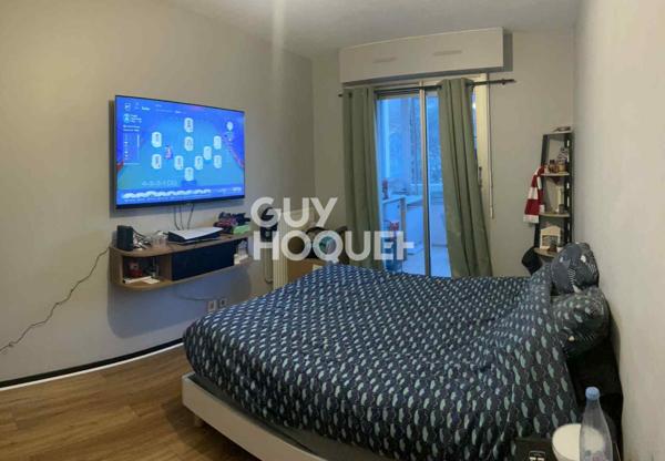SECTEUR INUVERSITE grand T3 bis rénové avec grande loggia, caves et garage.