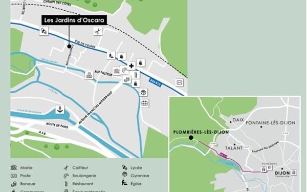 Appartement à vendre    2 pièces • 37,50 m2 Plombières-lès-Dijon