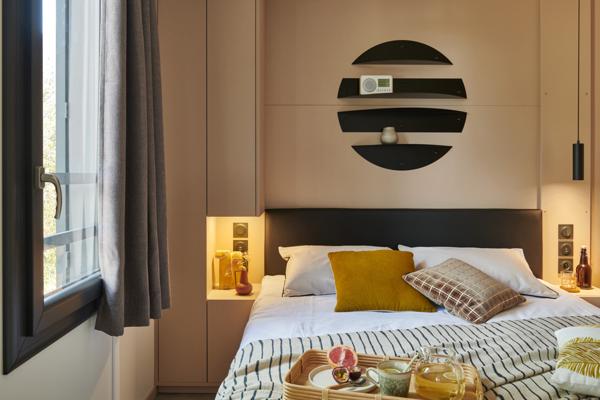 Le Vibal (12290) Aveyron, sur les berges du lac de Pont de Salars. Cottage tout équipé avec 2/3chambres.