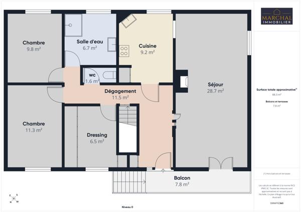 Maison 90 m2 avec sous-sol complet