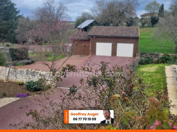 Maison avec terrasse panoramique, piscine sous dôme et grand terrain clos – secteur calme proche de Thouars