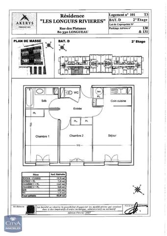 Location appartement Longueau (80330) 3 pièces 55.1m²