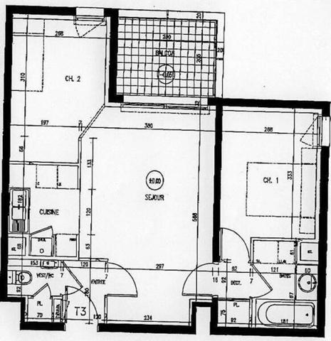 Appartement 3 pièces - 44000 Nantes -  Guist'hau