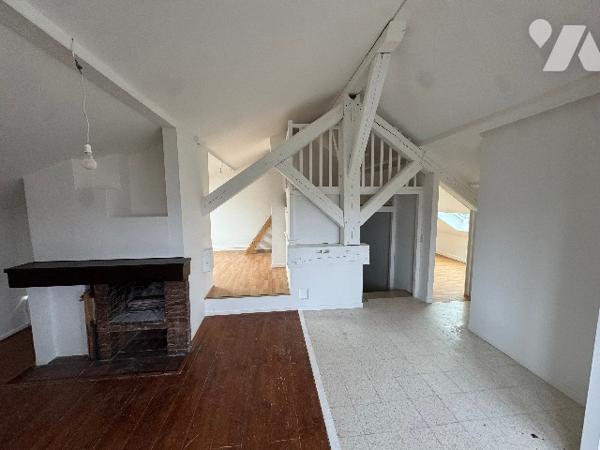 T2 bis de 55m² en surface utile et 35 m² en loi carrez, avec cave et 2 places de parking extérieur.