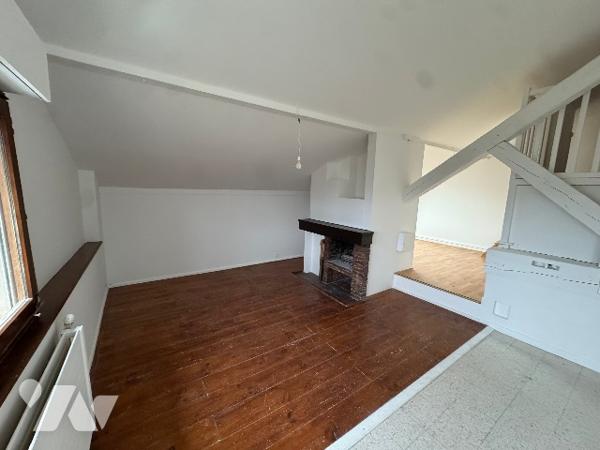 T2 bis de 55m² en surface utile et 35 m² en loi carrez, avec cave et 2 places de parking extérieur.