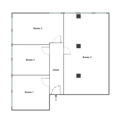 Bureau
         5 pièces
        - 103 m² Exclusivité 250 000 € *