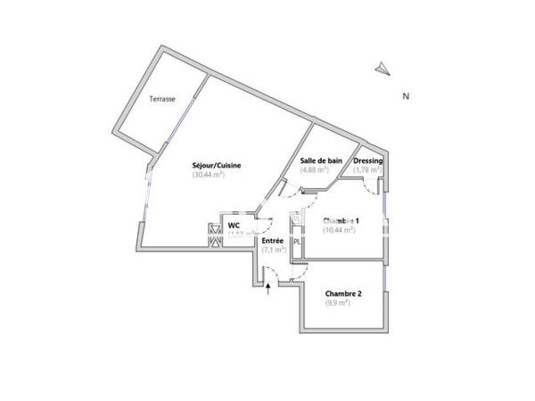 À vendre Appartement 3 pièces 66.37 m² - Annecy 74940