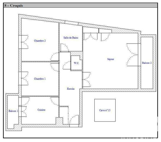 Appartement à vendre 3 pièces 72,67 m² Lyon 3