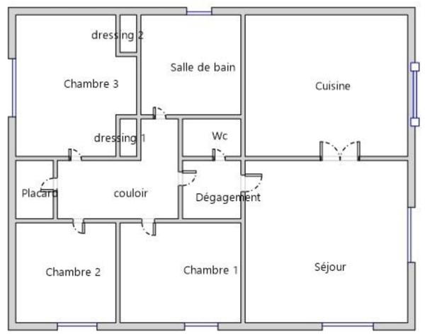 Appartement
         4 pièces
        - 96 m² Exclusivité 149 900 € *