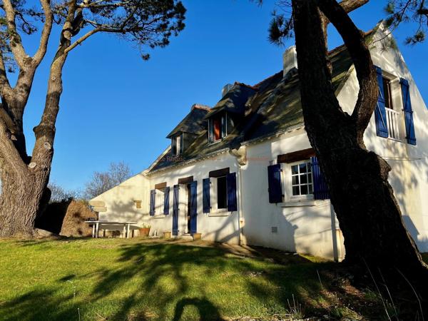 Première ligne sur le Golfe – Maison de charme à Larmor-Baden