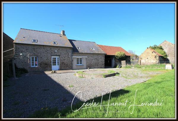 Pontorson (50170) PONTORSON - Secteur Sud. Maison 142 m²- 4 Chambres - Dépendances. Terrain 4000 m².