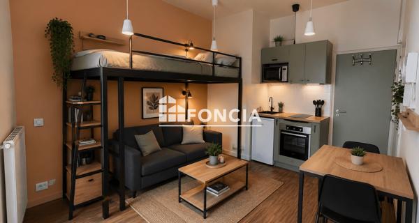 À vendre Studio 14.74 m² - Rouen 76000