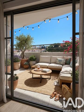 Appartement à vendre 2 pièces 39,18 m² Cagnes-sur-Mer