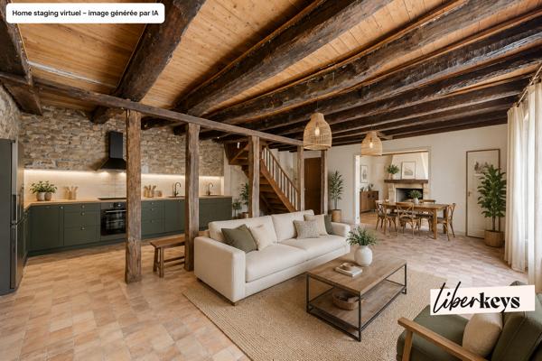 Maison en pierre de caractère – 140m² – Le Mené (Plessala)