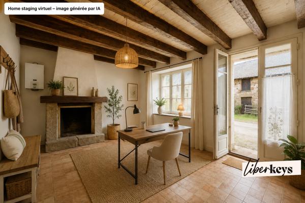 Maison en pierre de caractère – 140m² – Le Mené (Plessala)
