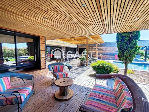 LHERM - Maison T7 de 280 m² - Piscine - 5 chambres.