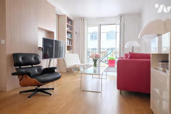 Paris 16e - Raymond Poincaré - 2 pièces avec terrasse, cave et parking (option)