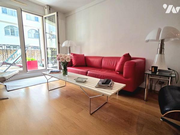 Paris 16e - Raymond Poincaré - 2 pièces avec terrasse, cave et parking (option)