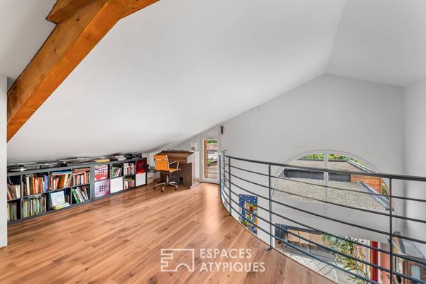 Maison d’architecte avec piscine au calme dans secteur résidentiel