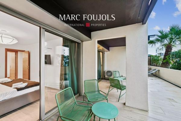 Juan-les-Pins – Appartement 3 pièces avec terrasse.
