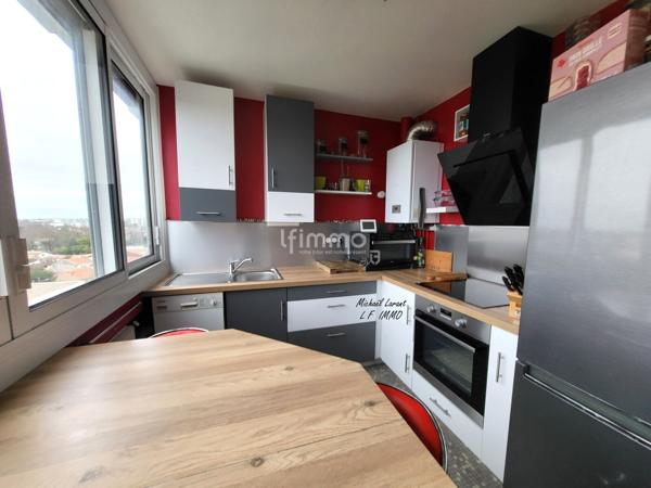 Appartement traversant T4 76m2 + garage