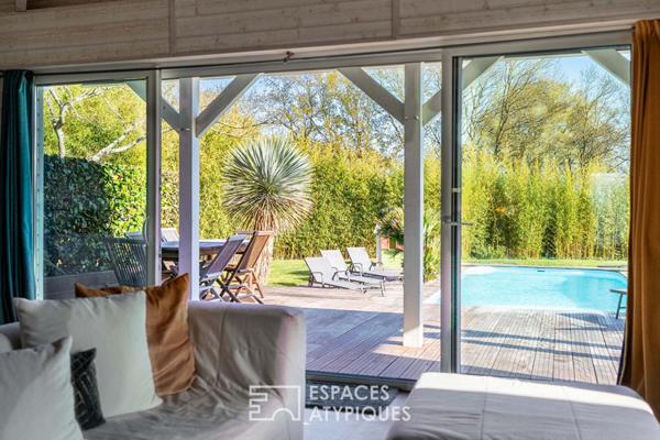 Villa de plain pied avec piscine aux portes de Nantes