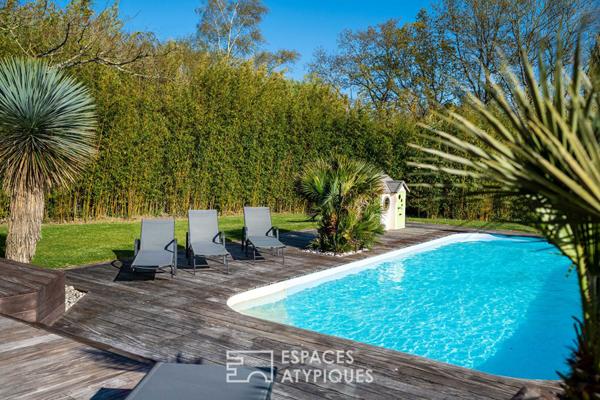Villa de plain pied avec piscine aux portes de Nantes
