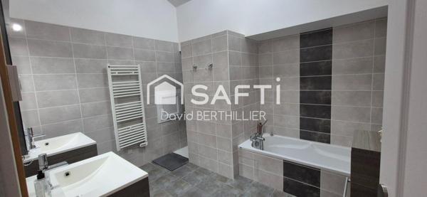 Nurieux-Volognat –RARE- Ancienne ferme en pierre rénovée avec deux logements et vastes dépendances