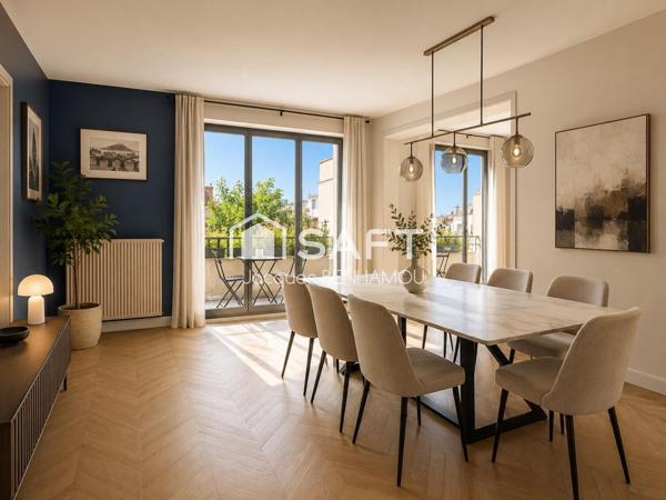 grand appartement - balcon - place privative