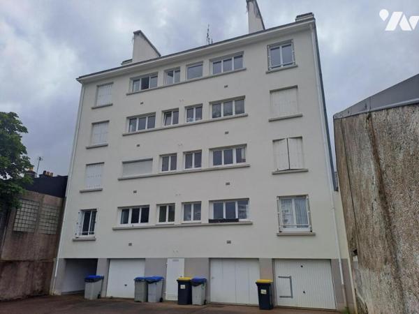NANTES - MANGIN - Appartement avec locataire en place de type 3 avec cave et parking