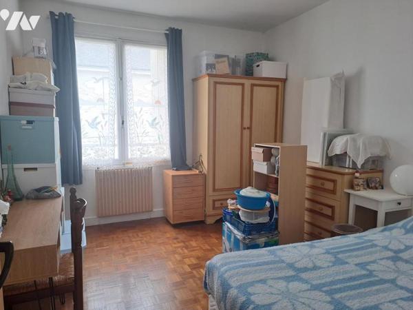 NANTES - MANGIN - Appartement avec locataire en place de type 3 avec cave et parking