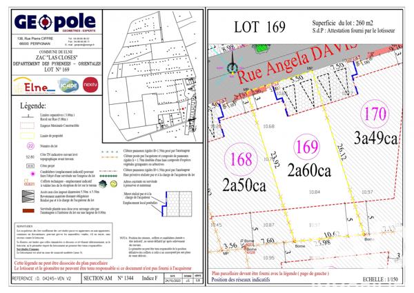 Terrain à vendre 260 m² Elne