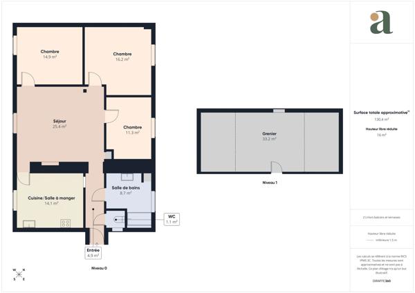 Bel appartement de 94m2 — Traversant et lumineux DPE C 3 Chambres spacieuses Cave et Grenier Nantes Proche rue de la bastille