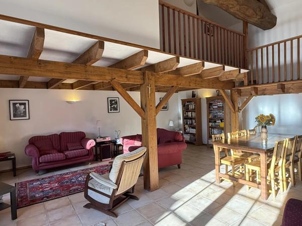 Vue imprenable sur la campagne! Charmante maison en pierre avec gîte et grange