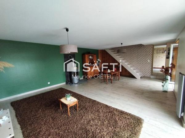 MAISON EN PIERRE DE 170 M²+5CHS+TERRAIN 922 M²+GARAGE