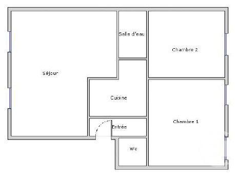 Appartement F3 à vendre  3 pièces - 57,34 m2 BOULOGNE BILLANCOURT - 92