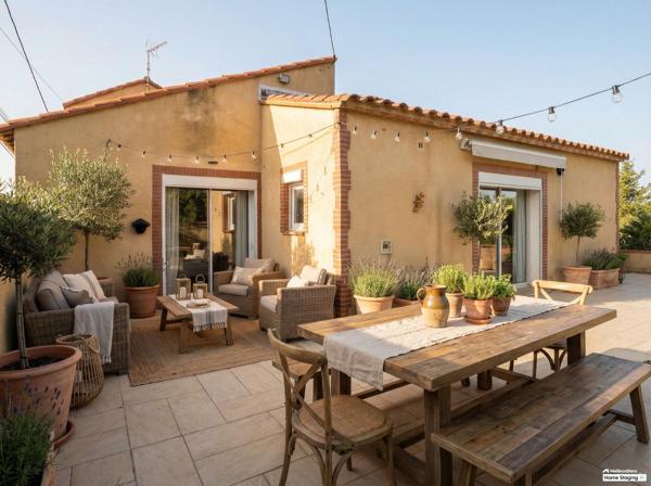 Sainte-Marie de la Mer Environnement d'exception:Mas composé de 3 habitations à 2 pas des plage, calme abslu