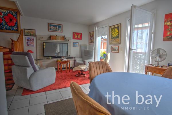 Arcachon (33120) Duplex trois chambres plus bureau au cœur de l'Aiguillon